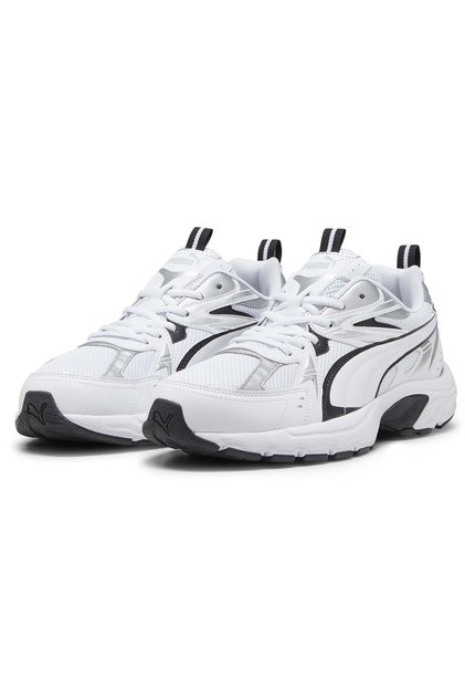 Milenio Tech White Sports Shoes (402623-01)