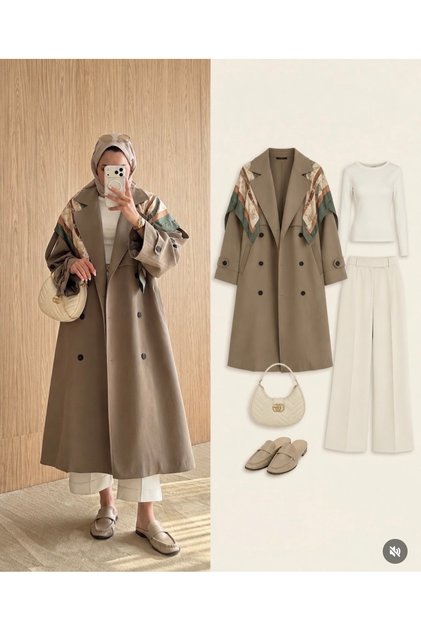 Kuşaklı Oversize Uzun Trençkot