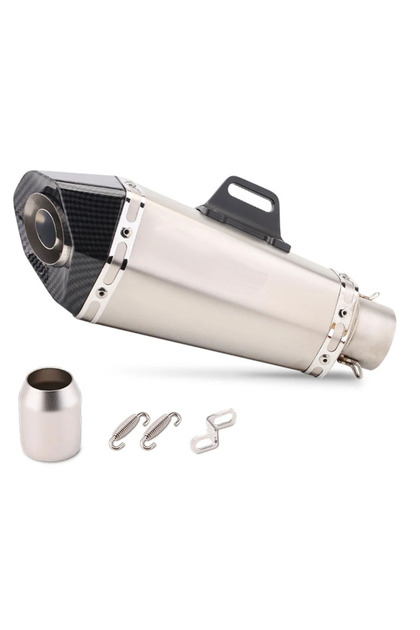 كاتم صوت A1 Universal 51mm Inlet R11 للدراجات النارية مع DB killer لـ R3 R25 Z400 Z900 MT07 MT09