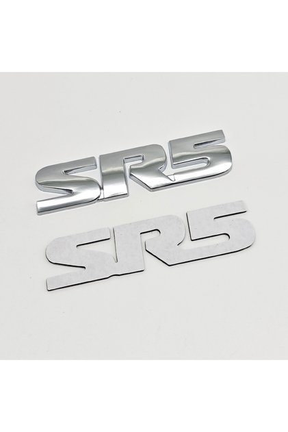 Sticker Chrome 3d Metal Letters Logo SR5 Emblem Car Fender Door Side Badge SR5 Sticker for Toyota Tu