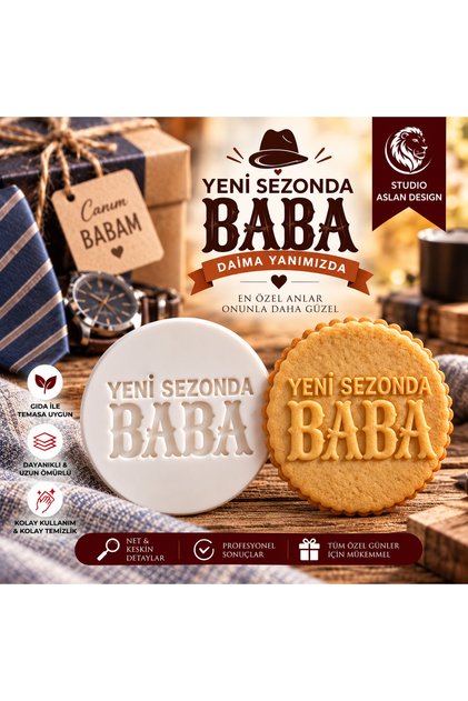 New Season Dad Candy Mold |   Pregnancy Good News Cookie Stamp Surprise Baby News Mold for the Expectant Father