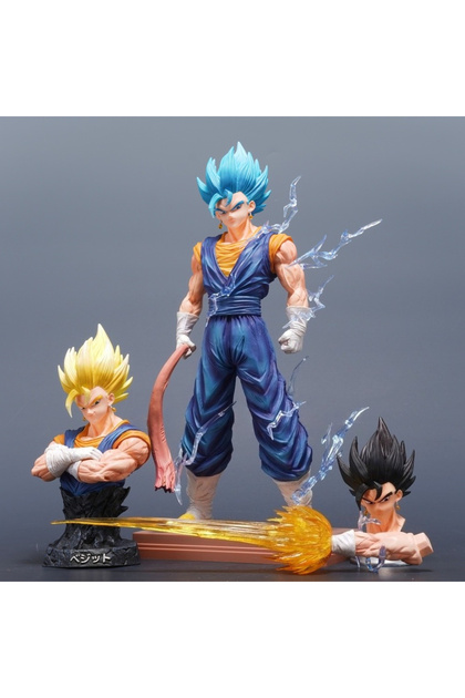 Vegetto 32cm/12.6in Anime Dragon Ball Figure Vegetto Action Figures Pvc Statue Desktop Orname