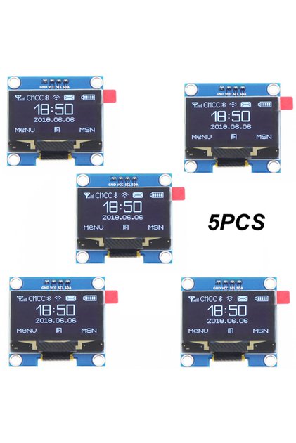 5PCS 1/5pcs 1.3" 1.3 inch IIC I2C Serial 128x64 SSH1106 Digital OLED LCD Led Display White Blue Modu
