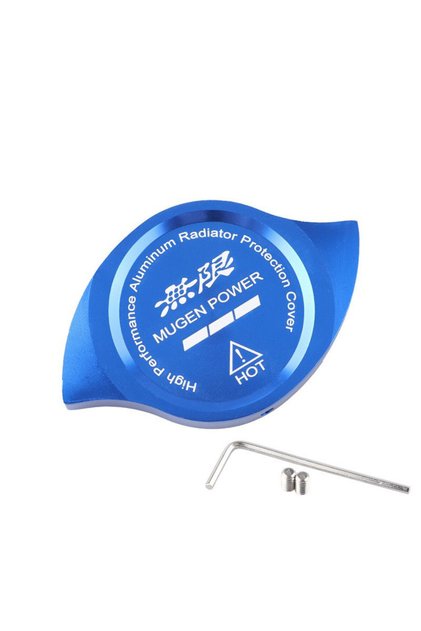 Blue Aluminum Radiator Protection Cap Cover Fit for HONDA Accord Civic CR-V CR-Z CRX City Jazz Prelu