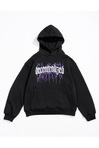 Decentralized Society Oversize Erkek Hoodie UK1056SY