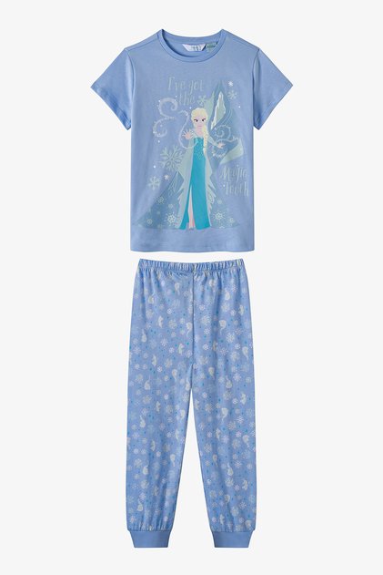 Kız Çocuk Mavi Lic B.frozen Uzun Kollu Pijama Takımı