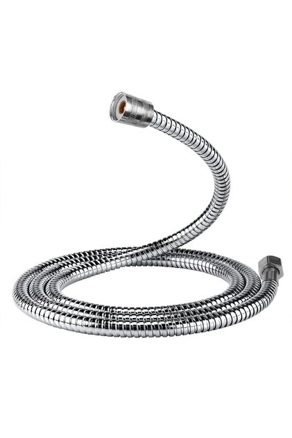 3m Silvery Bath Shower Hose 3/2/1.75/1.5m Stainless Steel Flexible Handheld Shower Head Pipe Plumbin