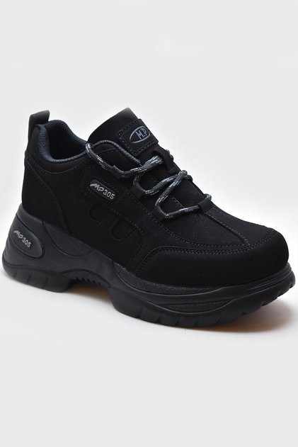 Mp 305Zn Full Orthopedic White Black High Sole Women's Sports Shoes Water Resistant