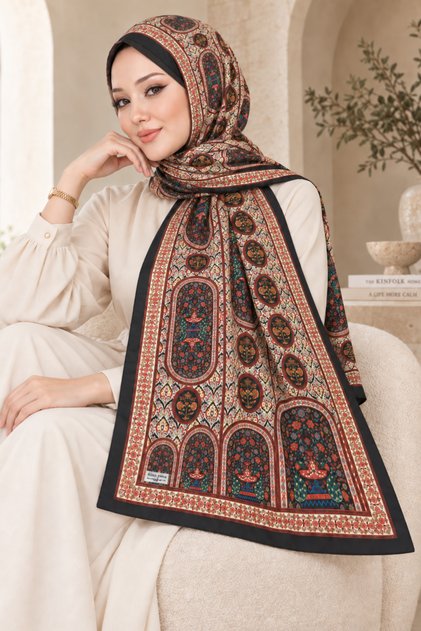 Patterned Soft Shawl - 003