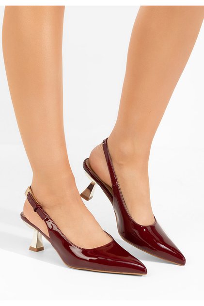 Pantofi slingback Ayako rosii