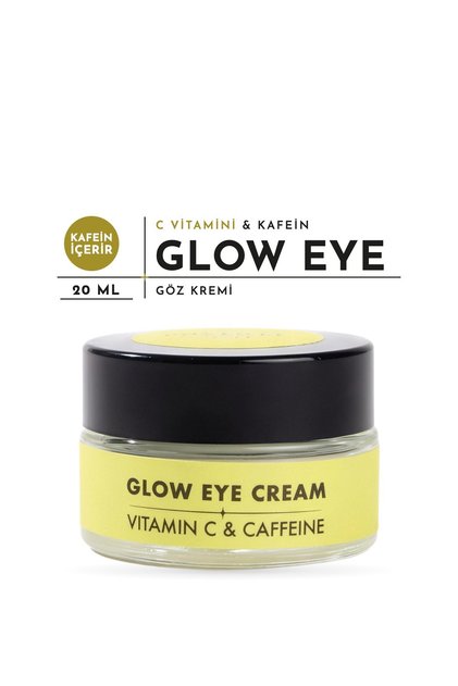 Glow Eye Cream - Revitalizing Eye Cream with Vitamin C & Caffeine (20 ml)