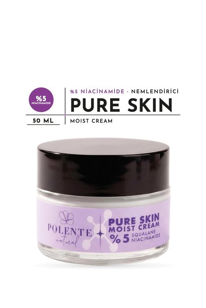 Pure Skin Moist Cream - Moisturizing Cream Containing 5% Niacinamide (50 ml)