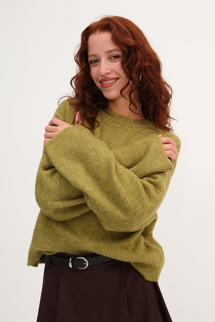 Crew Neck Knitwear Sweater K3497