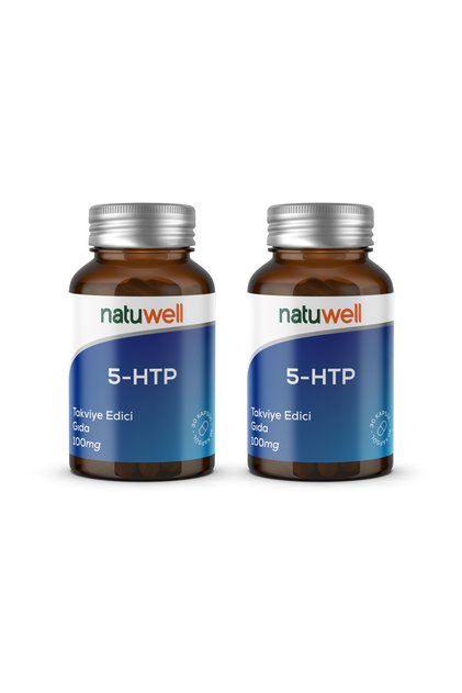 2-Piece 5-HTP 100 Mg Food Supplement 30 Capsules