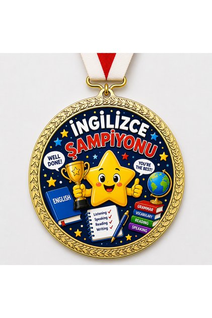 10 English Champion Medals - Digital Printed 1stQuality Medal