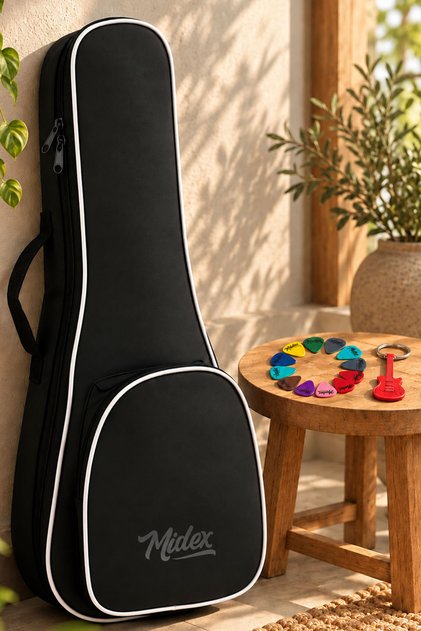 UCS-24 Concert Ukulele Çantası Gigbag Softcase Kılıf
