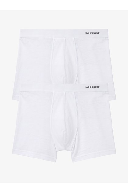 Men's Boxers 2 Pack Loose Fit 9626 - White
