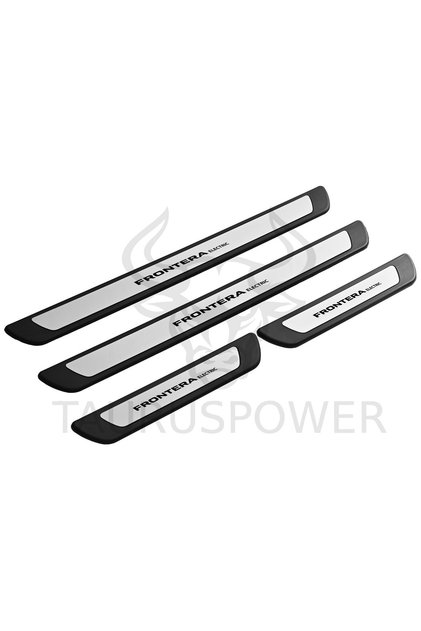 Abs+Chrome Door Sill Protection Compatible with Opel Frontera 2024 and Above