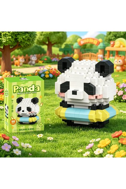 180 Parça Panda Mini Blok