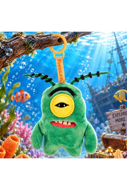SpongeBob SquarePants Pelüş Anahtarlık S1 Plankton