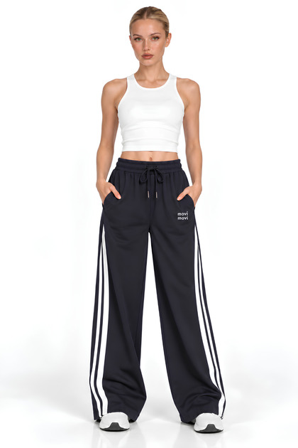 Women's Wide Leg Sweatpants | Standard Size | Wide Leg Cut | Casual Sportswear | Modern Women's Trousers | Sporty Stylish Combinations | Casual Daily Style | Wide Cut Women's Sweatpants