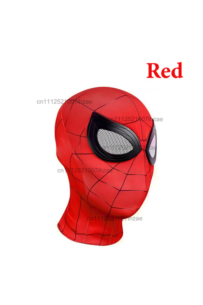 Red 1/2PCS Spiderman Breathable Masks High Elastic Hat Funny Spider Lens Adult Children Cospl
