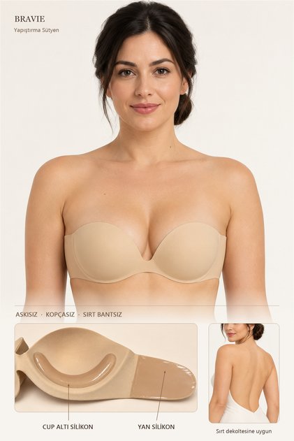 Laser Cut Silicone Bonding Bra