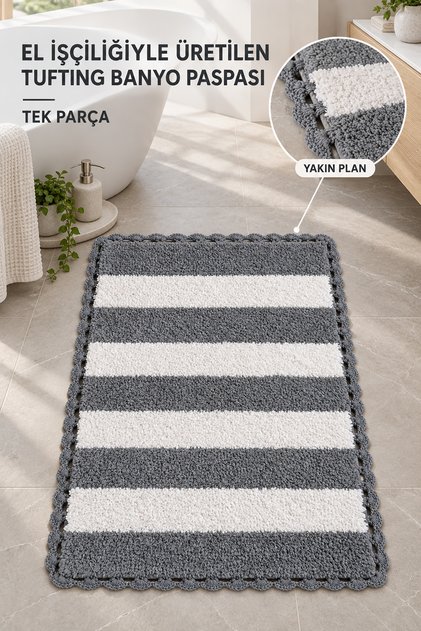 Bodrum Tufting Cotton Handmade Braided Mat 112 (70 X 120 cm)