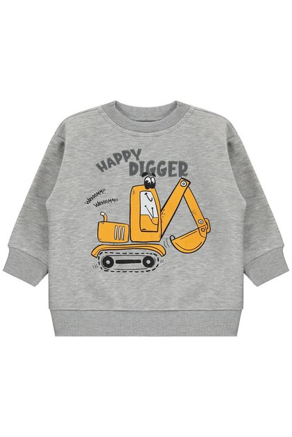 Scoop Printed Sweatshirt for 2-5 Years Old - Gray