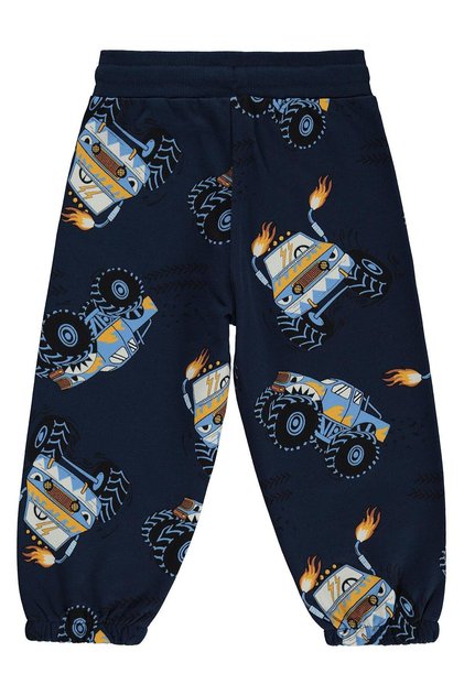 Monster Printed Sweatpants for 2-5 Years Old - Navy Blue