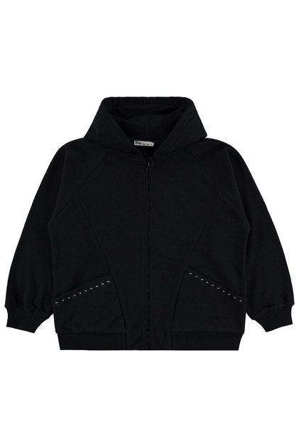 Stoned Cardigan for 10-13 Years Old - Black