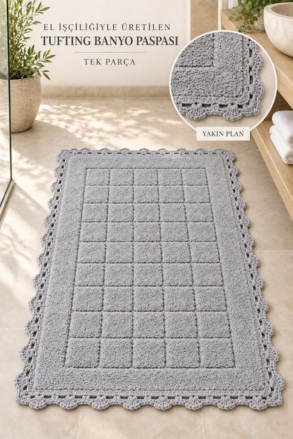 Bodrum Tufting Cotton Handmade Braided Mat 109 (70 X 120 cm)