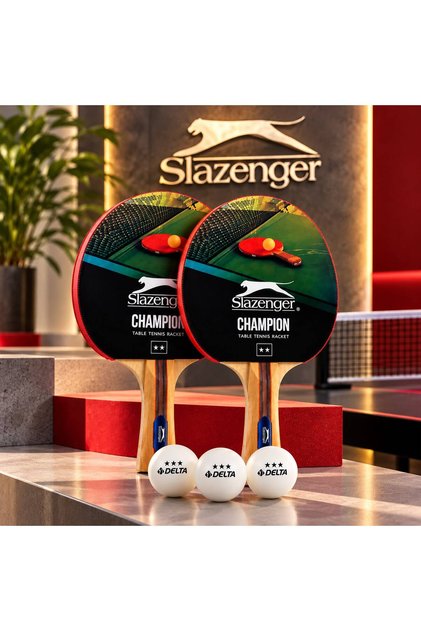 Champion ITTF Onaylı Masa Tenisi Raketi 2 ADET+3 DELTA TOP