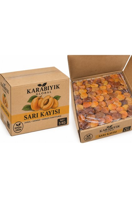 MALATYA SARI KAYISI ORTA BOY 5 KG KOLİ