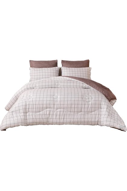 DONETELLA 4-Pcs Printed Single Comforter Set | Fits 140x200 cm Size Bed | Soft Brushed Microfiber |