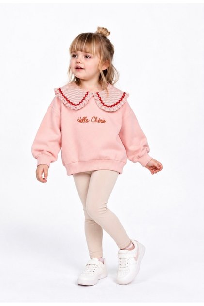 Yaka detaylı sweatshirt