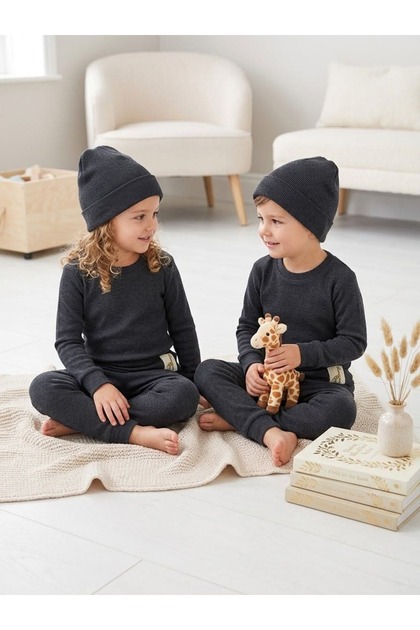 Girls' and Boys' Camisole and Beret 3-Piece Set (Top and Bottom) Ages 3-8