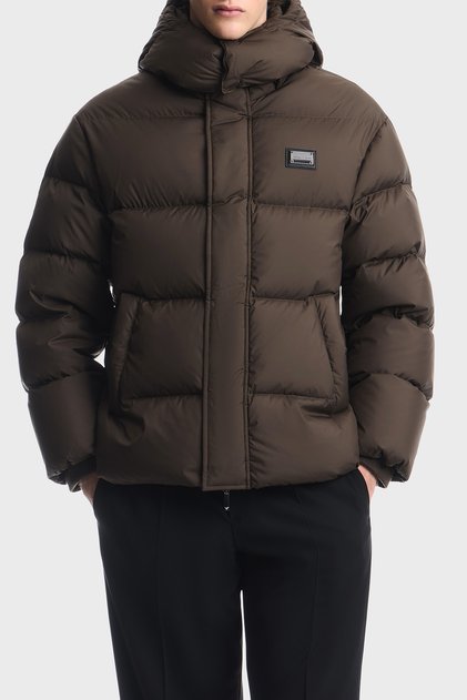 Kapitoneli Regular Fit Kapüşonlu Yaka Kuş Tüyü Dolgulu Mont Erkek MONT EM006745 AF182