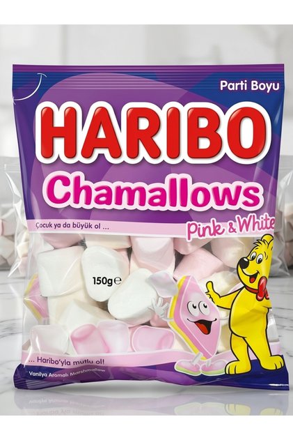 Haribo Chamallows Pink & White (150g) paket