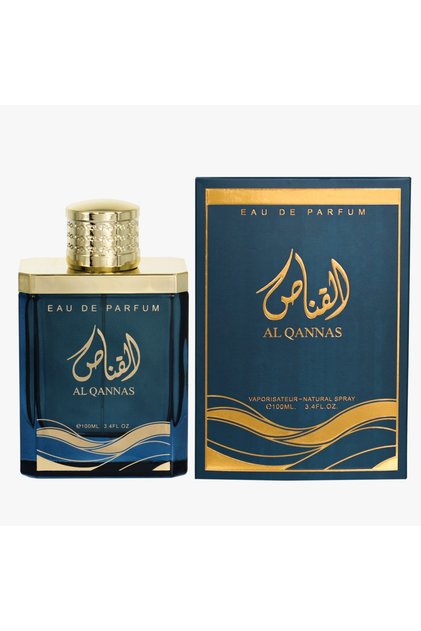 Al Qannas Blue Eau De Parfum 100ml | Fresh Citrus, Floral & Woody Fragrance