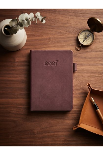 2027 Termo Leather Weekly Agenda Mini 9X14