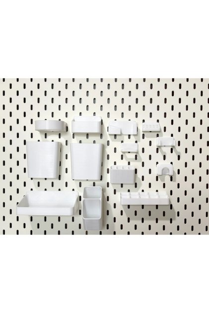 13-Piece Pegboard Accessory Set – Wall Board Organizer and Multi-Purpose Organizer