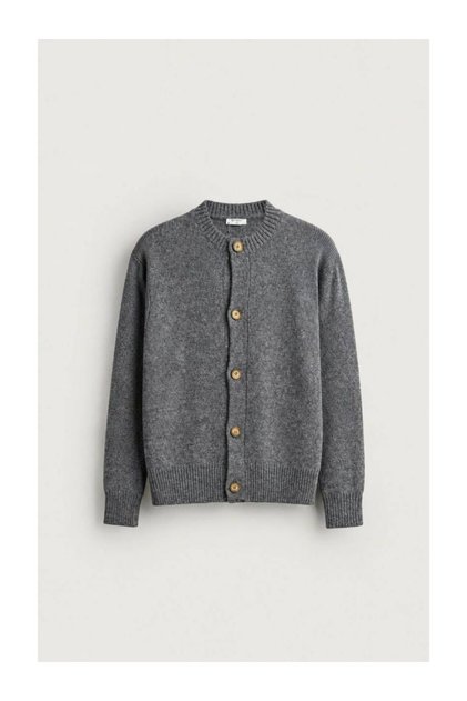Men's Crew Neck Buttoned Knitwear Cardigan