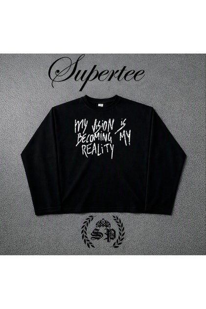 Harajuka Y2K Long Sleeve Long-Sleeved Trend Printed T-Shirt Series Vintage Supertee Studio Design