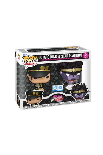 Pop! Animation: JoJo’s Bizarre Adventure – Jotaro Kujo & Star Platinum 2-Pack