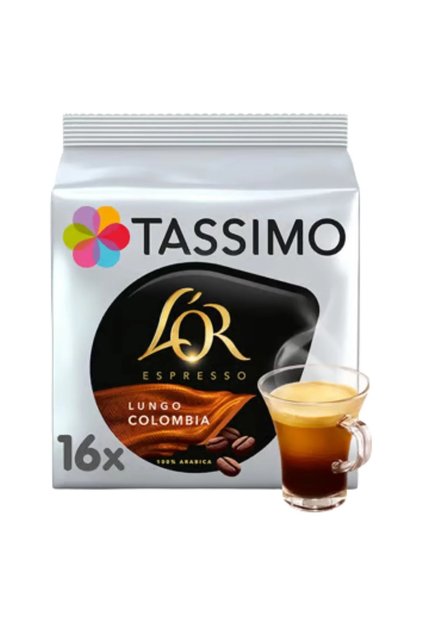 L'OR Tassimo Lungo Columbia Capsule, 16 bucăți