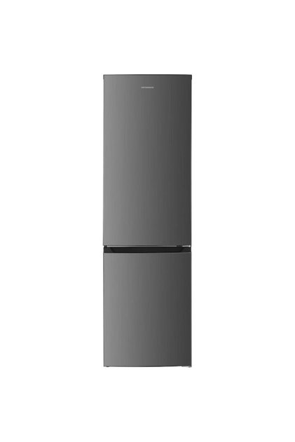 Combina frigorifica HCNF-HM253INVXE++, 253 l, Clasa E, No frost, Compresor Inverter, Control electronic cu termostat ajustabil, Lumina led, 3 rafturi de sticla frigider, 3 sertare congelator,