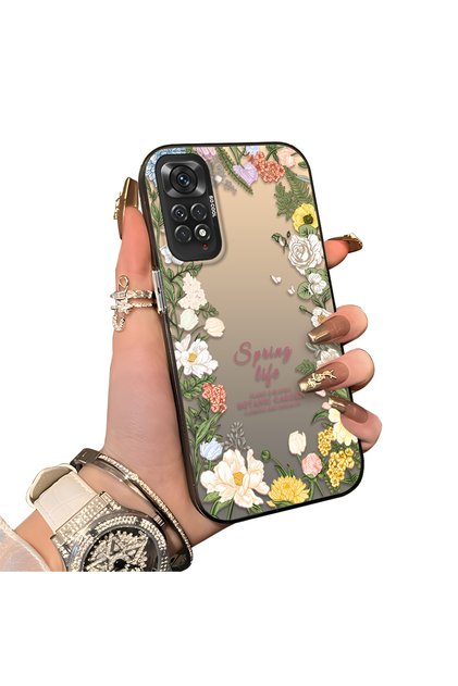 Redmi Note 11/Note 11S Compatible Flower Frame Patterned Phone Case Botanic Garden