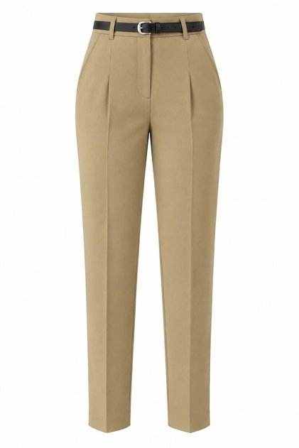 Khaki Belted Trousers - 2Y3790