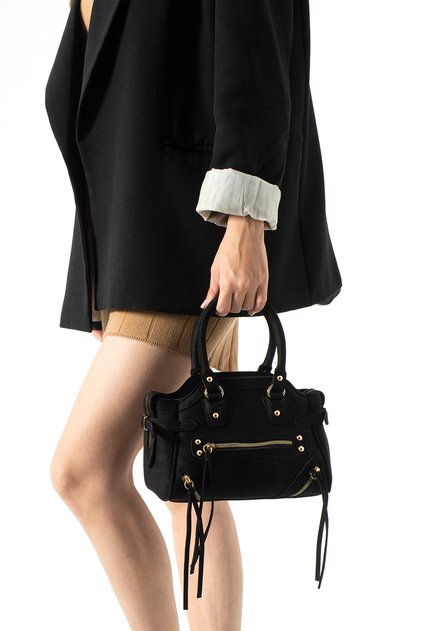 Mollie Model Suede Women's Hand and Shoulder Bag
